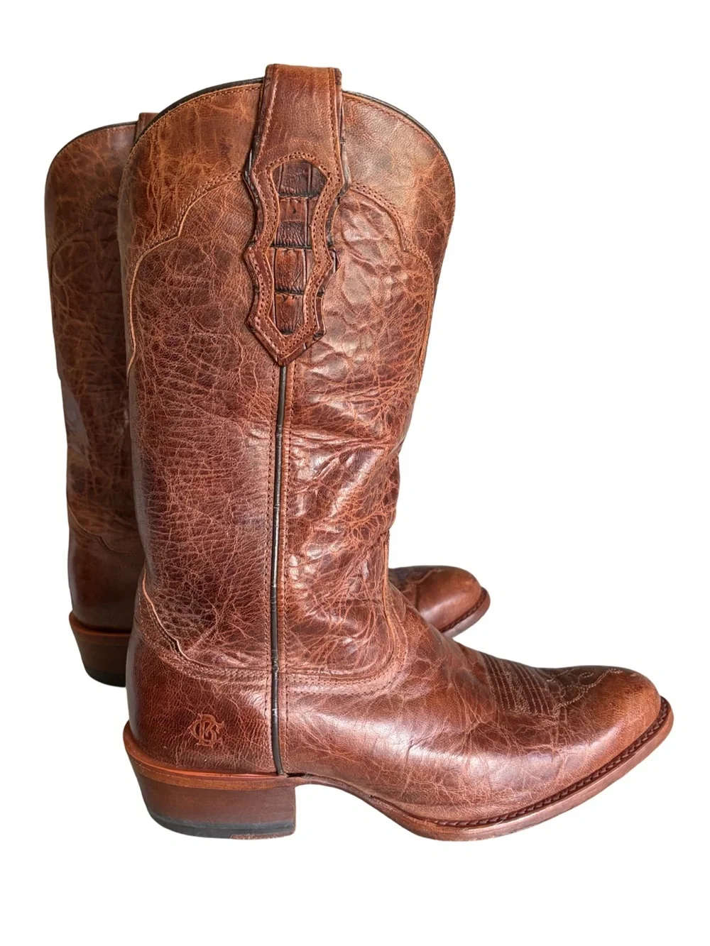 Double H Cattle Baron DH5441 Western Cowboy Boots Brown Leather Men’s Size 9 EE
